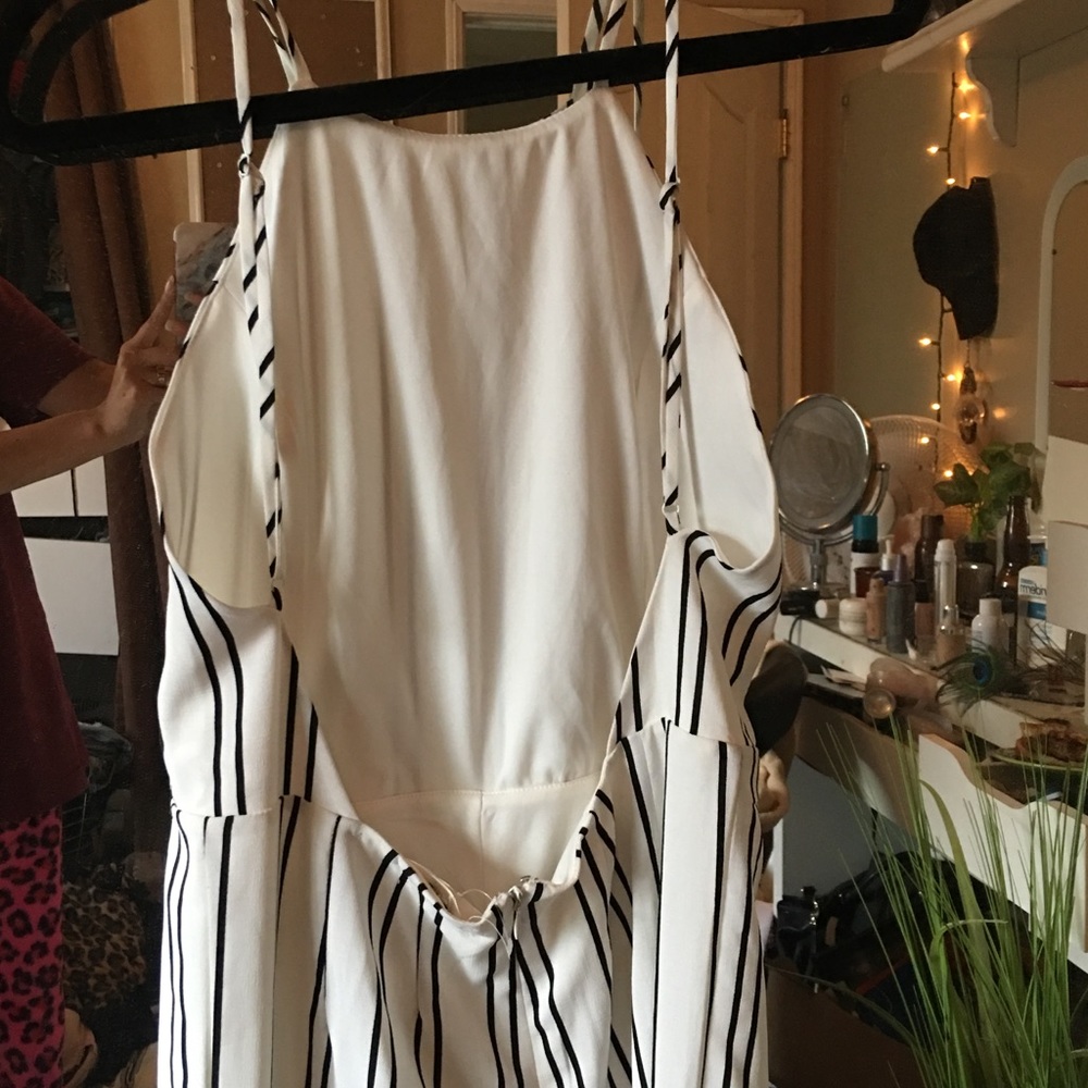 Striped jumpsuit