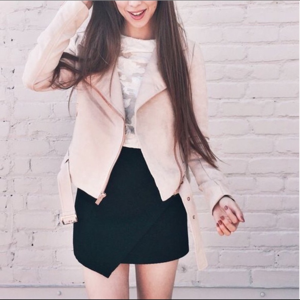 LC LAUREN CONRAD RUNWAY COLLECTION MOTO JACKET - Picture 4 of 4