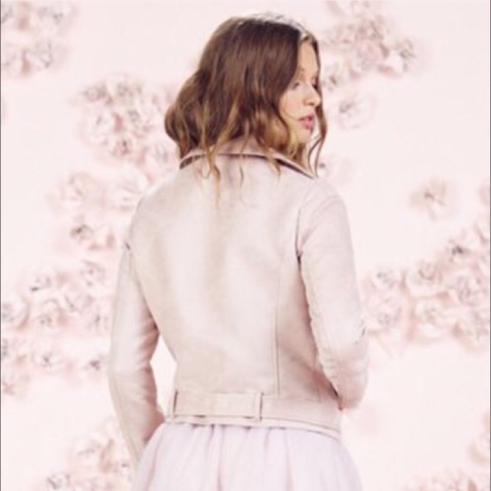 LC LAUREN CONRAD RUNWAY COLLECTION MOTO JACKET - Picture 3 of 4