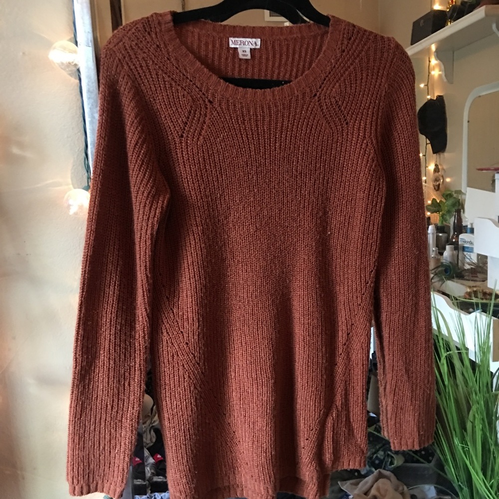Target burnt orange sweater