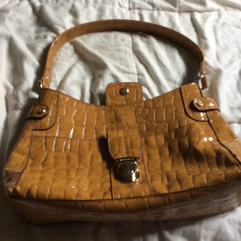 Liz Claiborne Paten Leather Purse