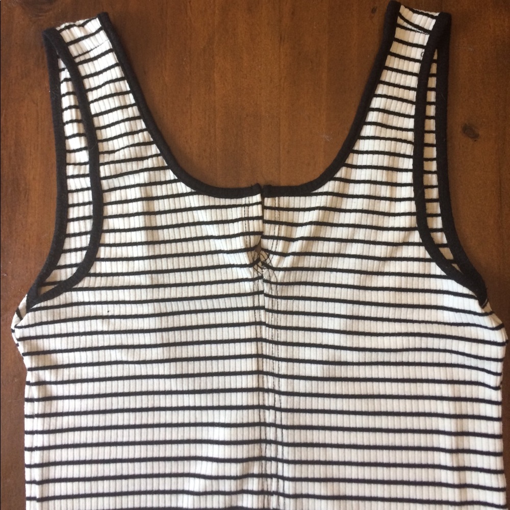 Out From Under Urban Outfitters Striped Bodysuit