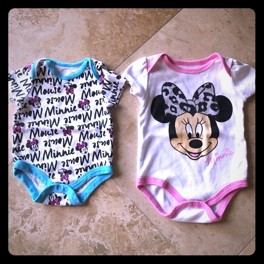 Disney Minnie mouse infant onesies!