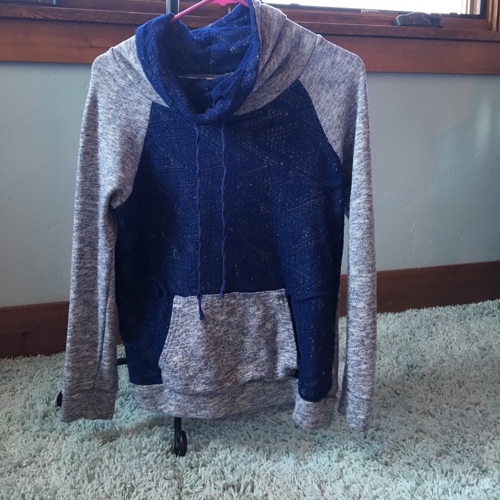 Blue and Gray sweatshirt