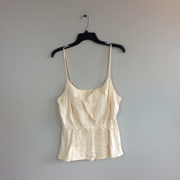 Lucky Brand Tops - Lucky Brand Lace Button Up Tank