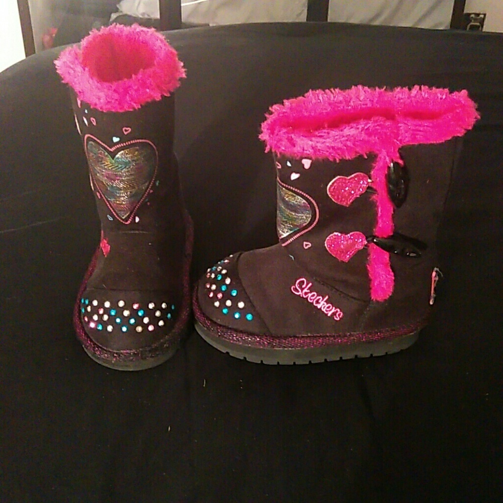 Toddler girls Sketchers SZ 6