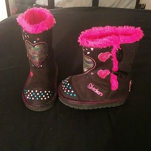 Toddler girls Sketchers SZ 6