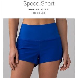 ISO any High waist speed short size 6