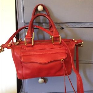 Red leather purse. Priced to sell.