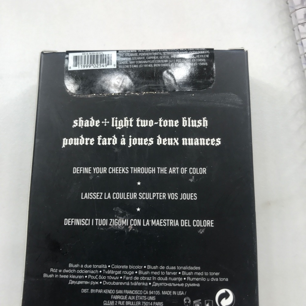 Kat von d shade to light blush