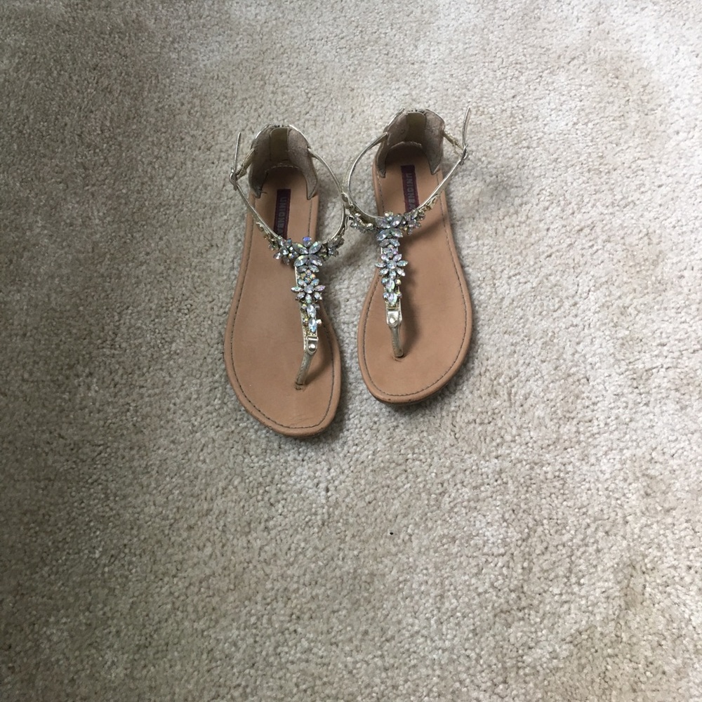 Jeweled sandals