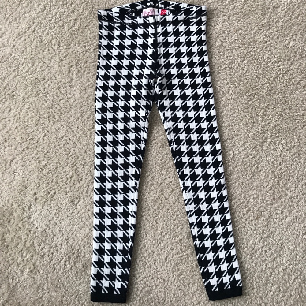 So Houndstooth Leggings Size 7/8