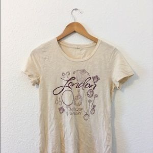 J. CREW Vintage Linen Tee