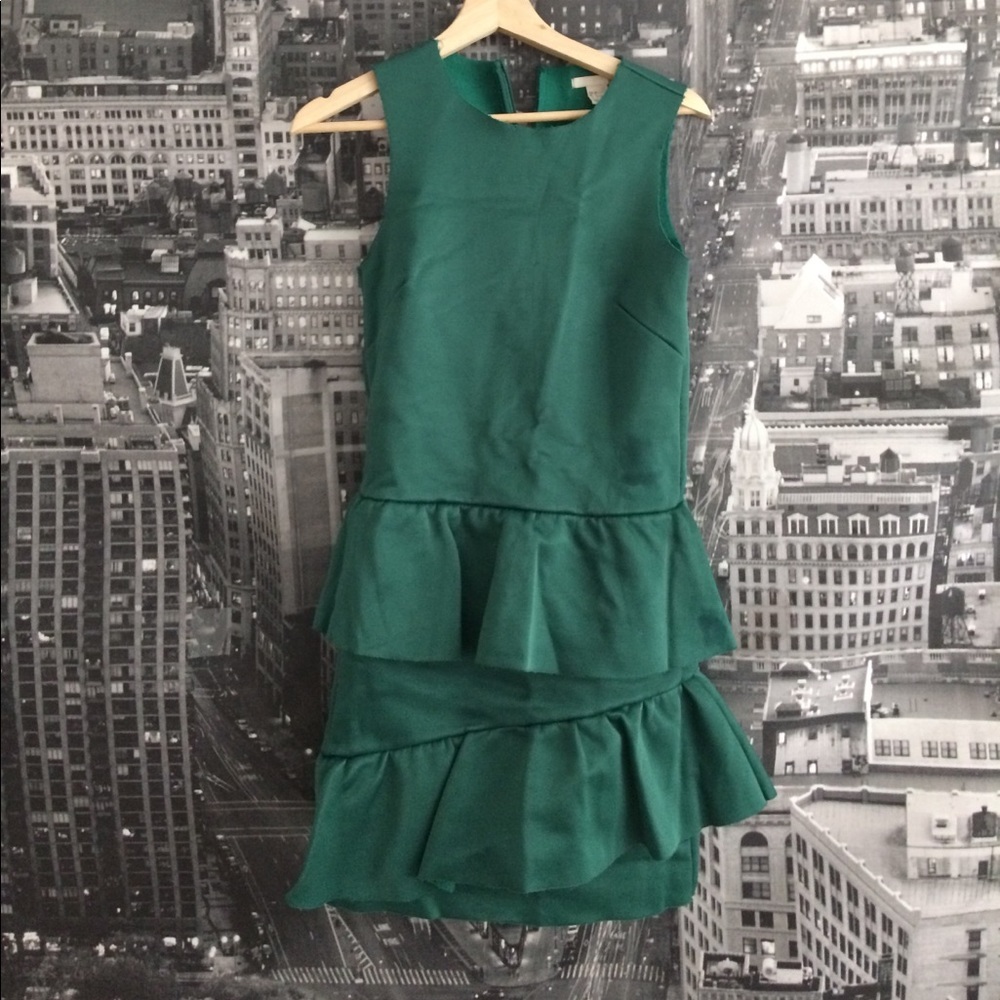 Esmeralda green very elegant cocktail dress