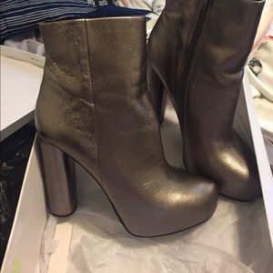 Pewter Booties