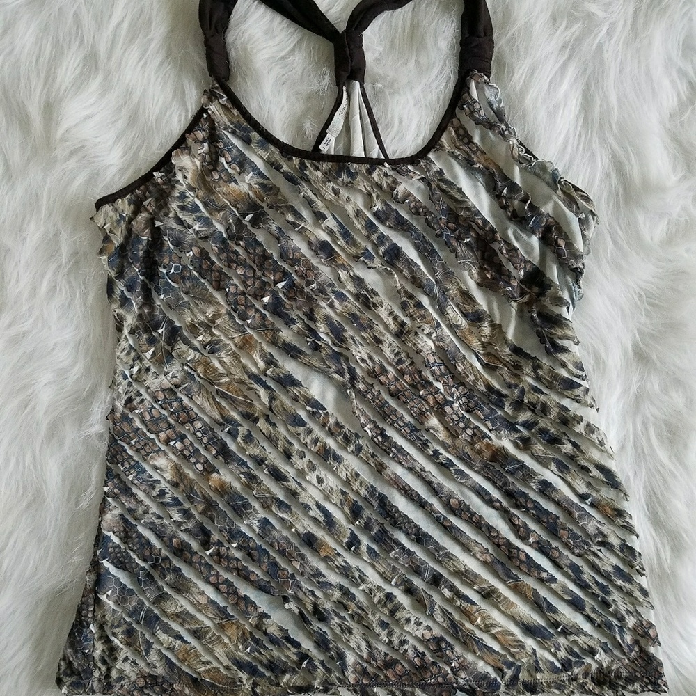 Maurices animal print tank top