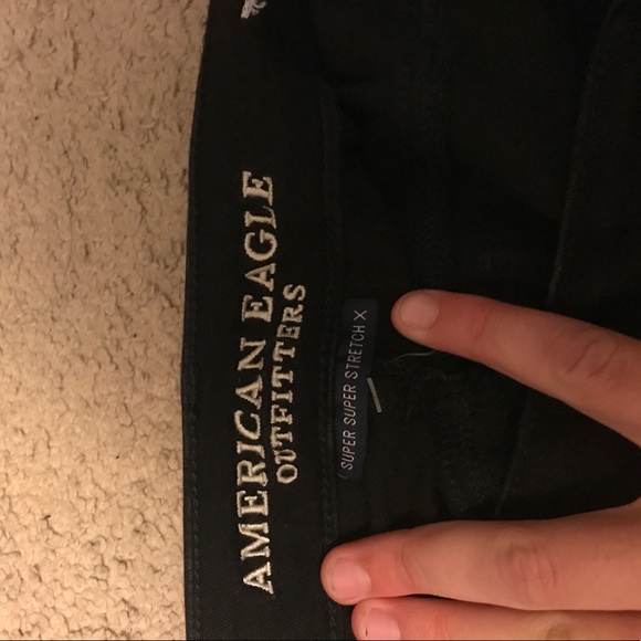 AE Solid Black Jegging, 4 long - Picture 3 of 4