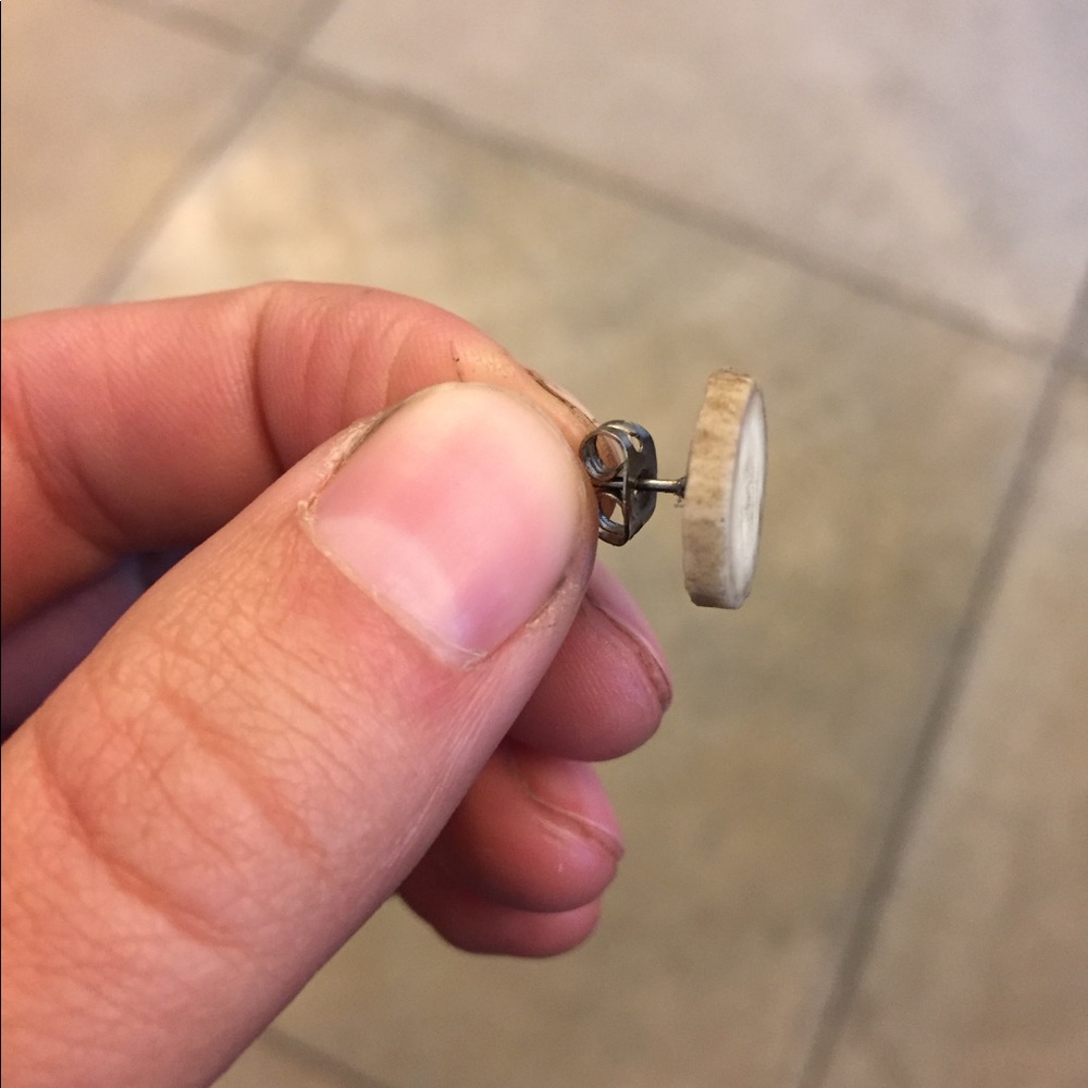 Small Antler Stud Earrings