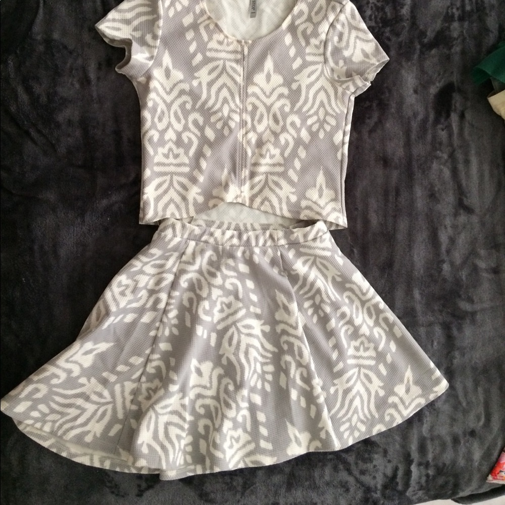 Very cutie top and skirt