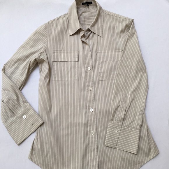 Theory button down blouse - Picture 1 of 2