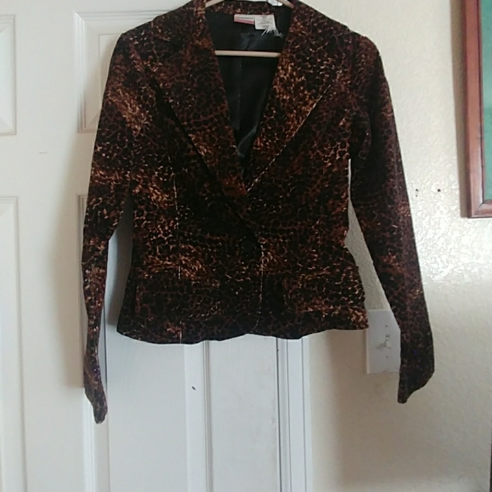 Cute leopard jacket