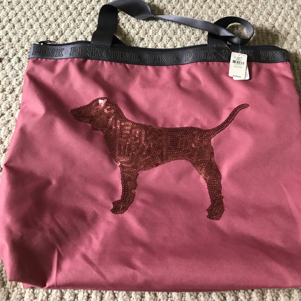 New Victoria Secret PINK zip up bag