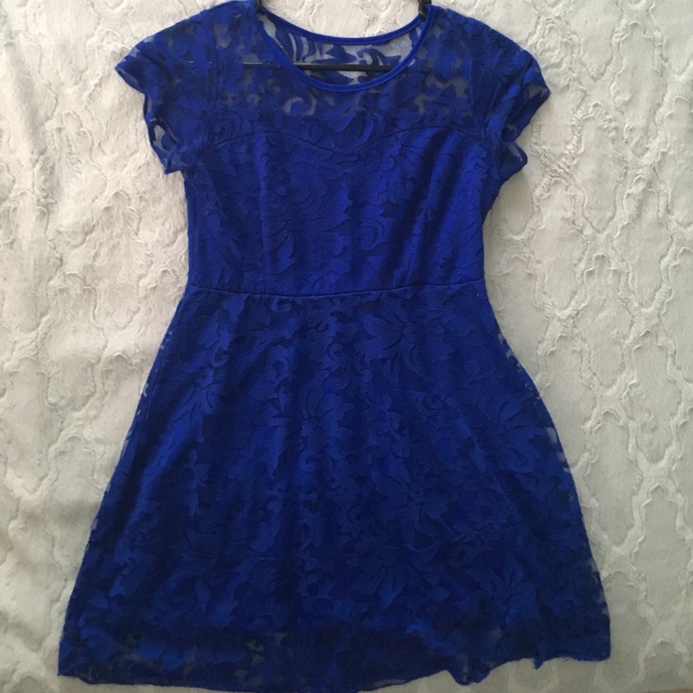blue small dress