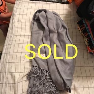 Grey Scarf, NWOT