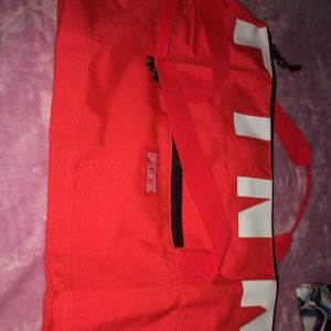 Brand new red Pink duffle bag