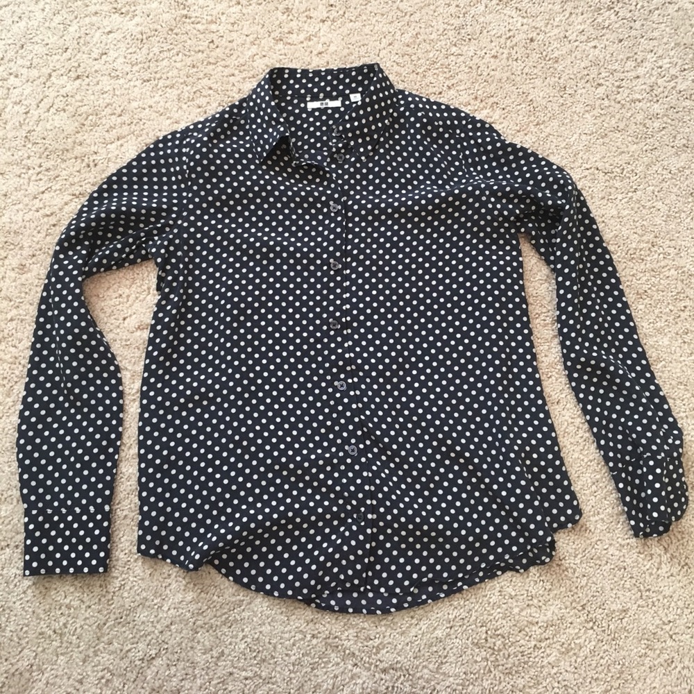 UNIQLO Polka Dot Blouse