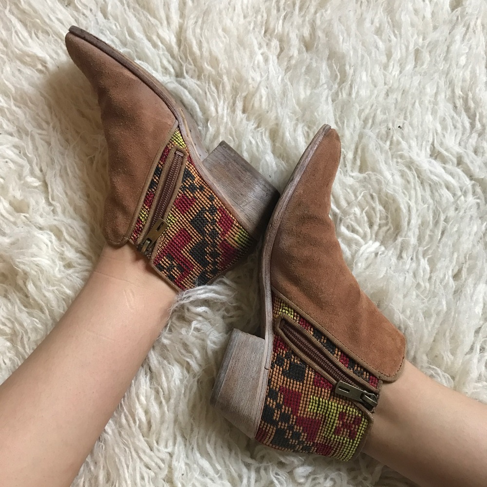 Sam Edelman suede booties