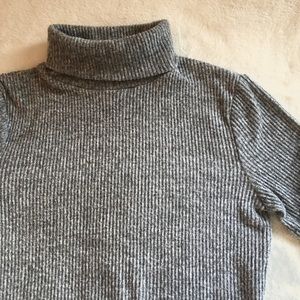 Grey Slim Fit Turtleneck