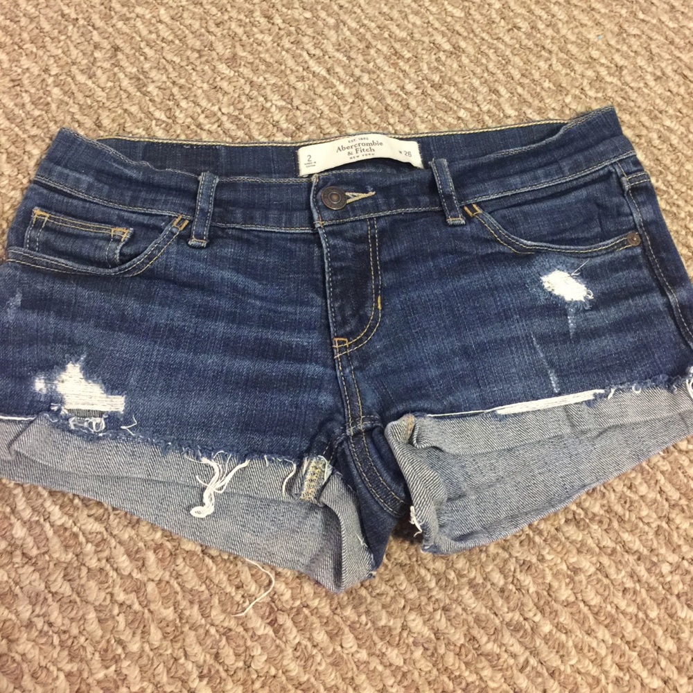 Abercrombie & Fitch Perfect Stretch Jean Shorts