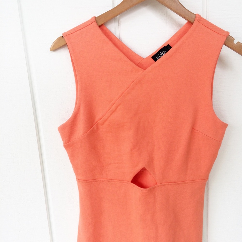 Kate Spade Saturday cutout pencil dress (salmon)