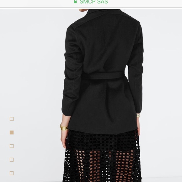 Maje vanite belted jacket. Size 1, fits s/m - Picture 2 of 5