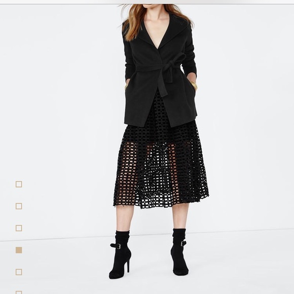 Maje vanite belted jacket. Size 1, fits s/m - Picture 4 of 5