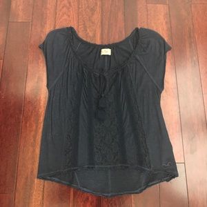 Hollister lace tee
