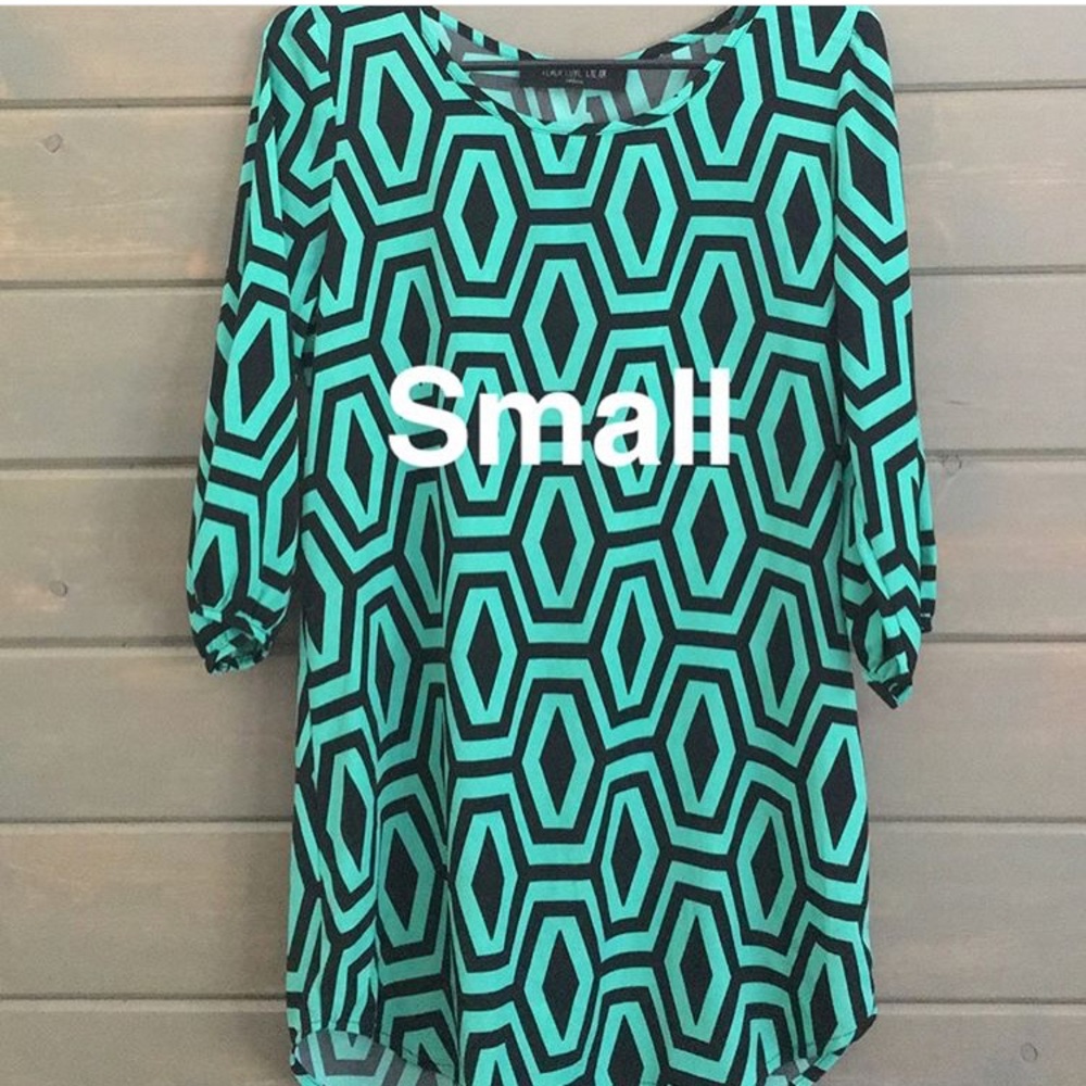Boutique Patterned Shift Dress