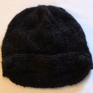 Coal Black Winter Hat