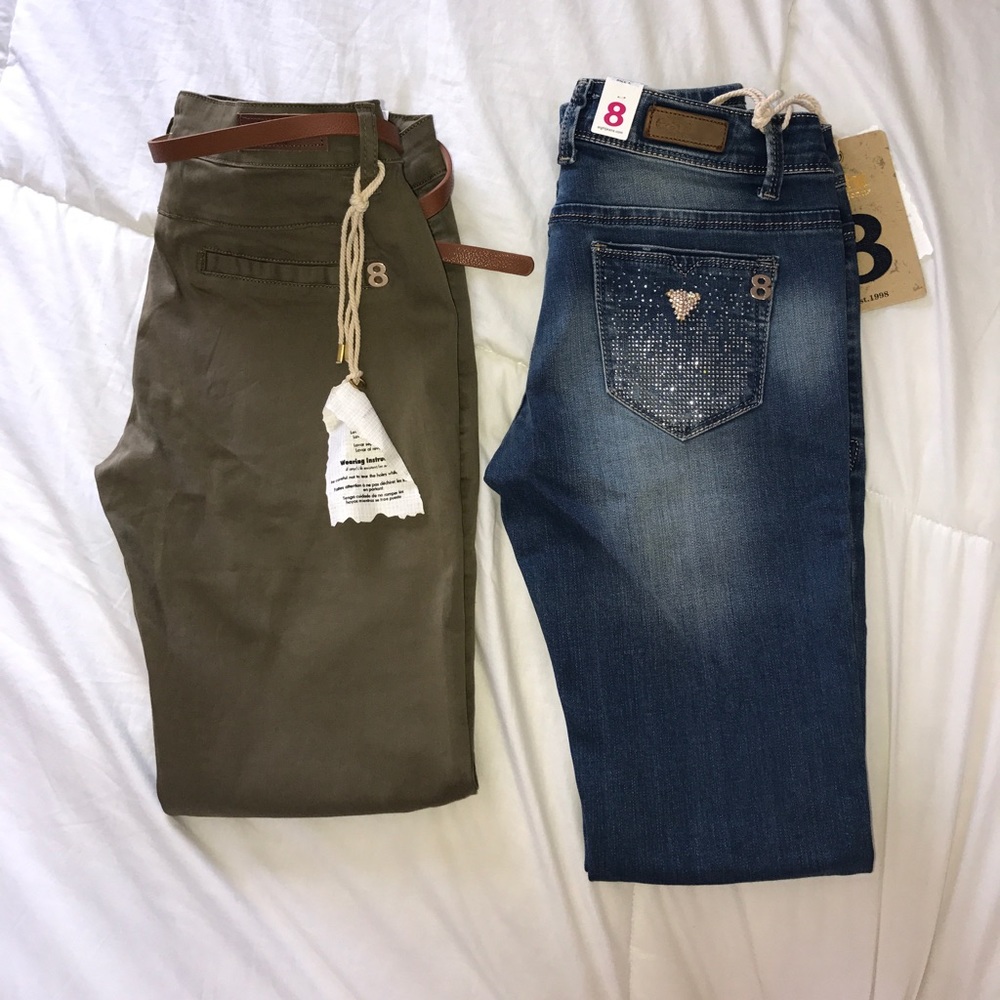 2 brand new jeans/pants