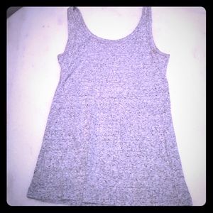 Loft gray tank top in medium- GREAT condition!