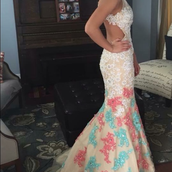 Rachel Allan size 4 designer prom dress - Picture 3 of 6