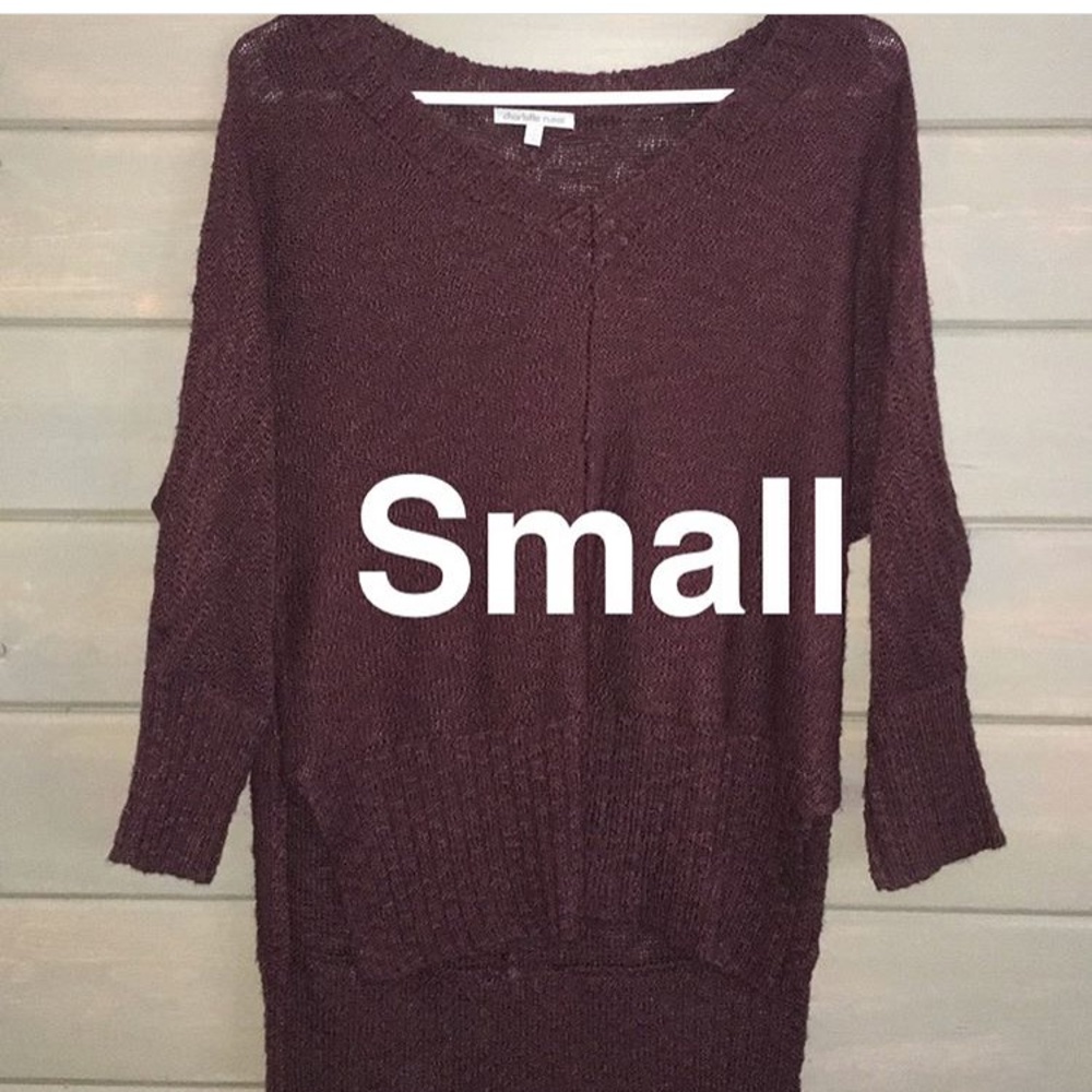 V-Neck Hi-Low Sweater