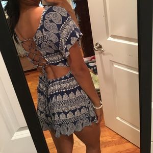 Open Back Romper