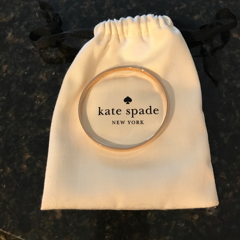 Kate Spade rose gold bangle