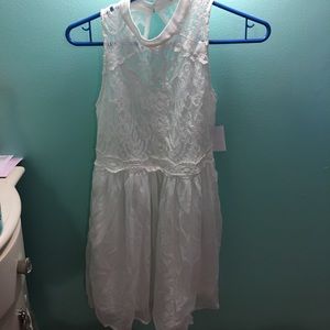 Charlotte Russe White Lace Dress XS
