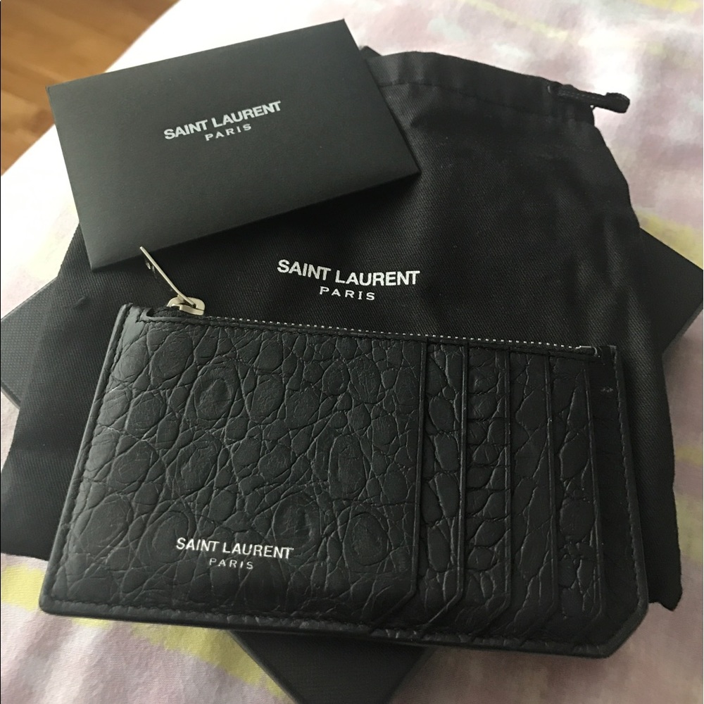 Saint Laurent Fragments Card Holder