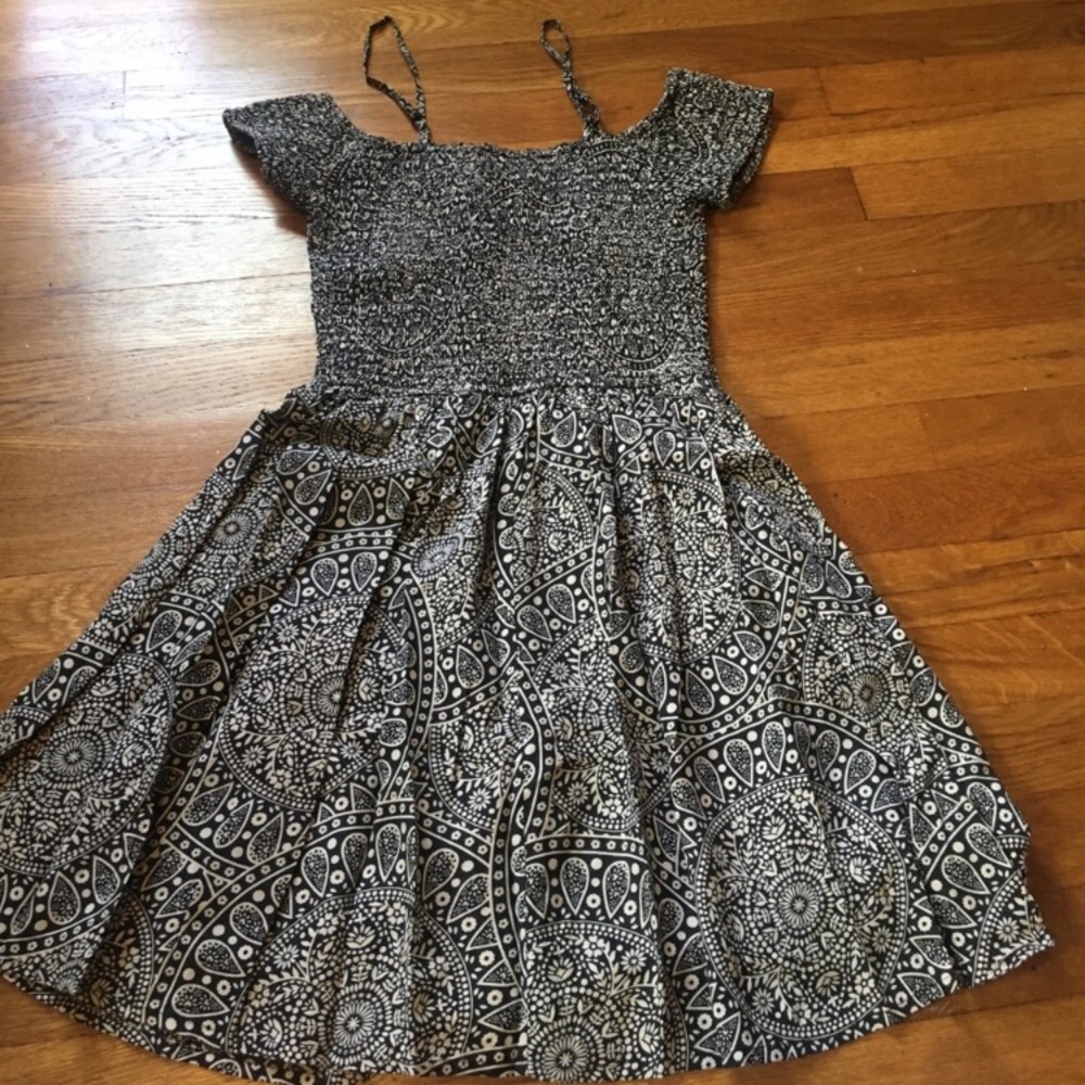 Band of Gypsies Off the Shoulder Dress