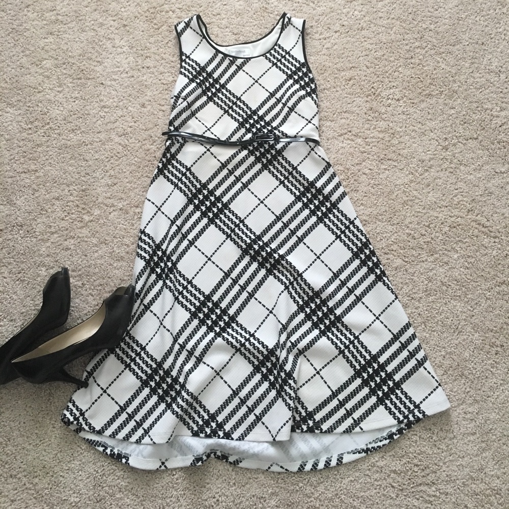 Motherhood Maternity Plaid Dress