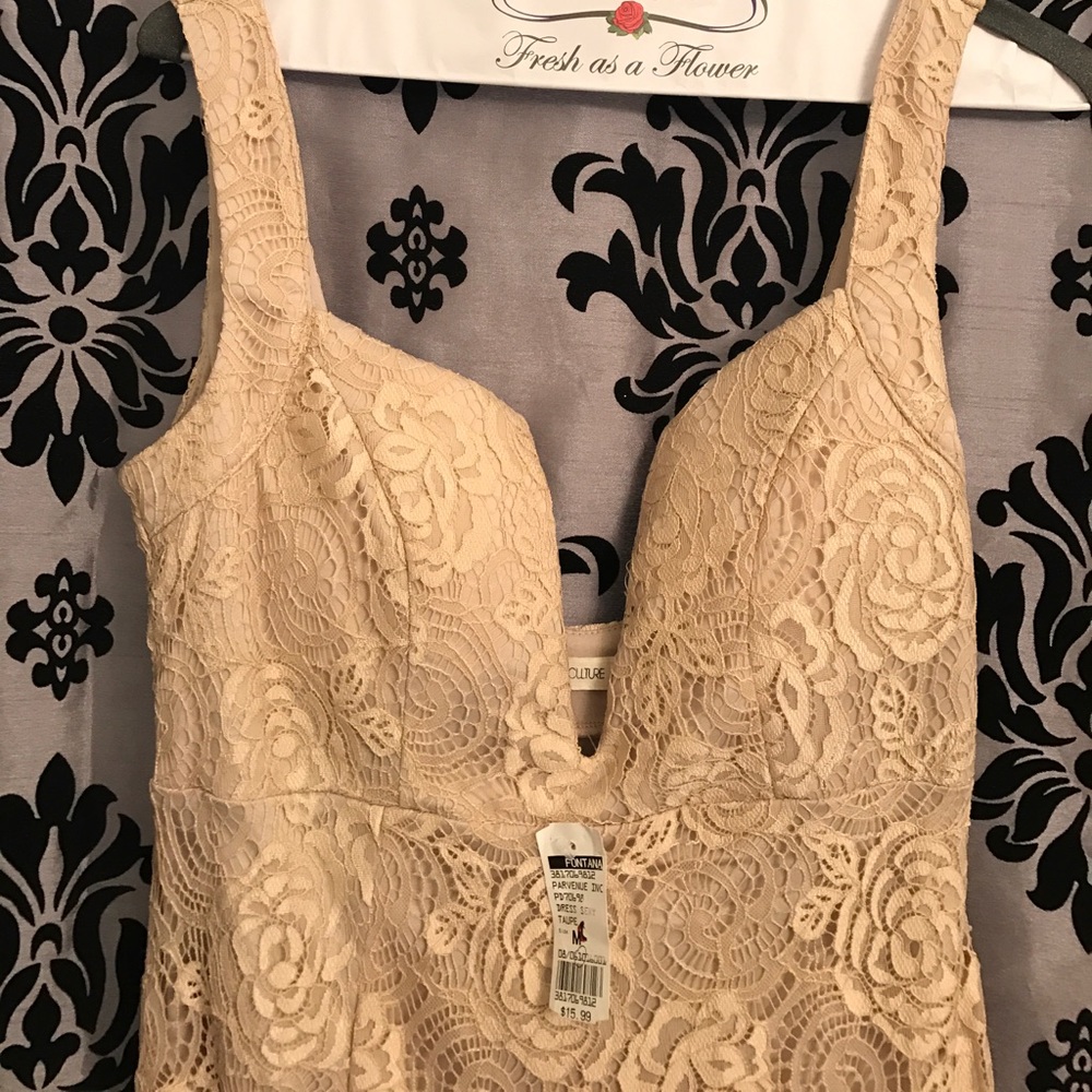 Lace full length dress